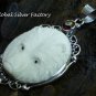 Sterling Silver Bear Totem Pendant with Garnet BP-194-KT