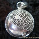 925 Silver Ying Yang 14mm Chime Ball Pendant CH-313-KT