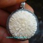 Hand made 925 Silver Carved Flower Locket Pendant LP-191-KA