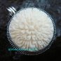 Hand made 925 Silver Carved Flower Locket Pendant LP-191-KA