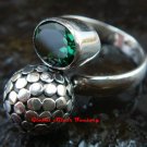 New Model Bali Sterling Silver Dot Ring w/ Gem RI-361-KT