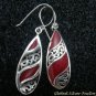 Sterling Silver & Coral Bali Earrings ER-729-KA