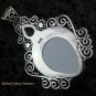 Sterling Silver Blue Topaz Goddess Pendant GDP-295-PS