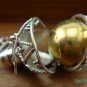 925 Silver & Topaz Leaf Harmony Ball Pendant HB-253-KT