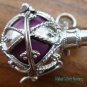925 Silver Amethyst Purple Harmony Ball Pendant HB-255-KT