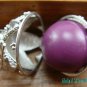 925 Silver Amethyst Purple Harmony Ball Pendant HB-255-KT