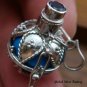 925 Silver Amethyst & Blue Harmony Ball HB-257-KT