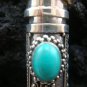 Sterling Silver Turquoise Perfume Bottle Pendant PP-131-NY