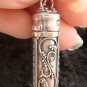Sterling Silver Turquoise Perfume Bottle Pendant PP-131-NY