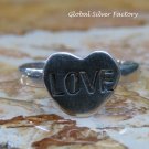 Sterling Silver Heart Ring SR-223-KA