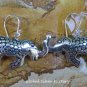Sterling Silver Elephant Earrings SE-265-KA