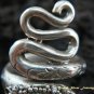 Silver & Amethyst Snake Ring RI-252-NY
