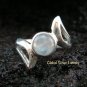 Silver & Rainbow Moonstone Ring RI-254-NY