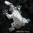 Sterling Silver Frog Pendant SSP-120-KA
