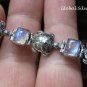 Rainbow Moonstone Turtle Bracelet  SBB-474-PS