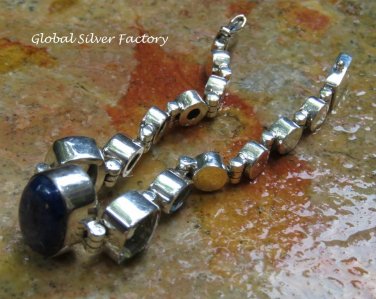 Sterling Silver and Mixed Gemstone Bracelet SBB-475-PS
