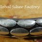 Sterling Silver Women's Bangle SBB-476-PS