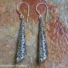 Sterling Silver Fancy Filigree Dangle Earrings SE-277-KA