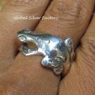 Sterling Silver Gecko Design Wrap Around Unisex Ring SR-227-NY