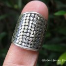 Sterling Silver Wide Band Ring SR-228-PS