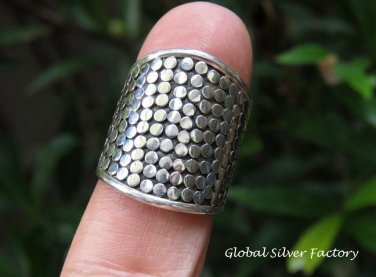 Sterling Silver Wide Band Ring SR-228-PS