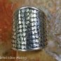 Sterling Silver Wide Band Ring SR-228-PS