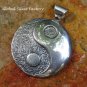 Round Sterling Silver Yin Yang Pendant SSP-160-PS