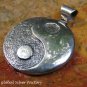 Round Sterling Silver Yin Yang Pendant SSP-160-PS