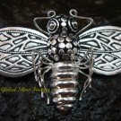 Sterling Silver Bumble Bee Pin Pendant BC-166-KT