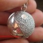 Sterling Silver 20mm  Chime Ball Pendant Ying Yang Design CH-340-KT