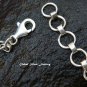 Silver & Garnet Women's Bracelet SBB-351-PS