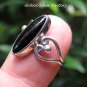 Black Onyx Gemstone Ring RI-656-KA