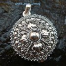 Silver Locket Prayer Box Pendant LP-184-IKP