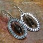 Sterling Silver & Smokey Quartz Earrings ER-834-NY