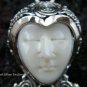 925 Silver & Garnet Goddess Pendant GDP-935-PS