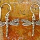 Sterling Silver Dragonfly Earrings SE-248-KT
