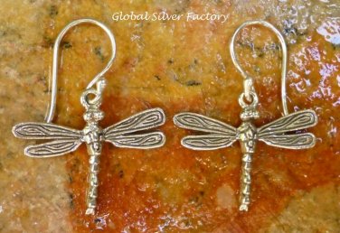 Sterling Silver Dragonfly Earrings SE-248-KT