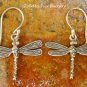 Sterling Silver Dragonfly Earrings SE-248-KT