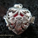 Sterling Silver Heart Harmony Ball Pendant HB-301-KT