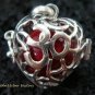 Sterling Silver Heart Harmony Ball Pendant HB-302-KT
