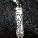 Sterling Silver Amethyst Cremation Pendant PP-351-PS