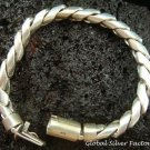 925 Silver Twist Rope Men's Bracelet 8mm MJ-102-PS