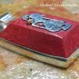 Large Coral Pendant Indonesian Puppet Design with Garnet SP-785-KT