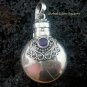 925 Silver Amethyst Cremation Pendant PP-332-KT