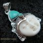 925 Silver & Turquoise Goddess Pendant GDP-938-PS