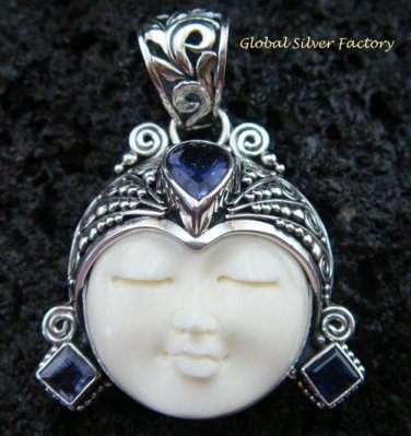 Sterling Silver Amethyst Goddess Pendant GDP-970-KT