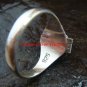 Sterling Silver Bali Poison Locket /Keepsake Ring w/Gem LR-645-KT