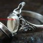 Sterling Silver Bali Poison Locket /Keepsake Ring w/Gem LR-645-KT