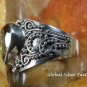 Balinese Filigree Citrine Gemstone Ring RI-651-KT
