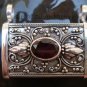 925 Silver Garnet Baby Prayer Locket Pendant LP-133-KT